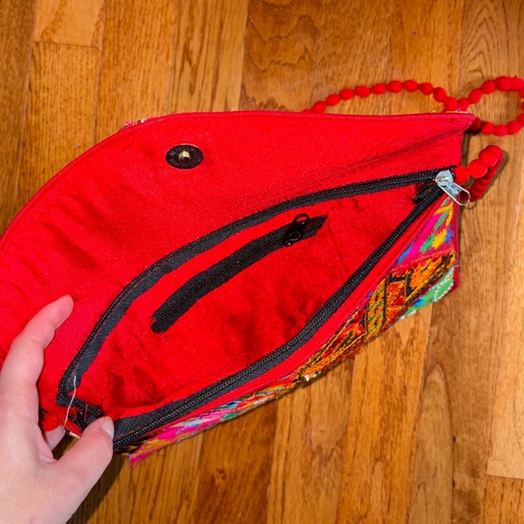 Colorful Patchwork Embroidered Bag - Picture 7 of 7